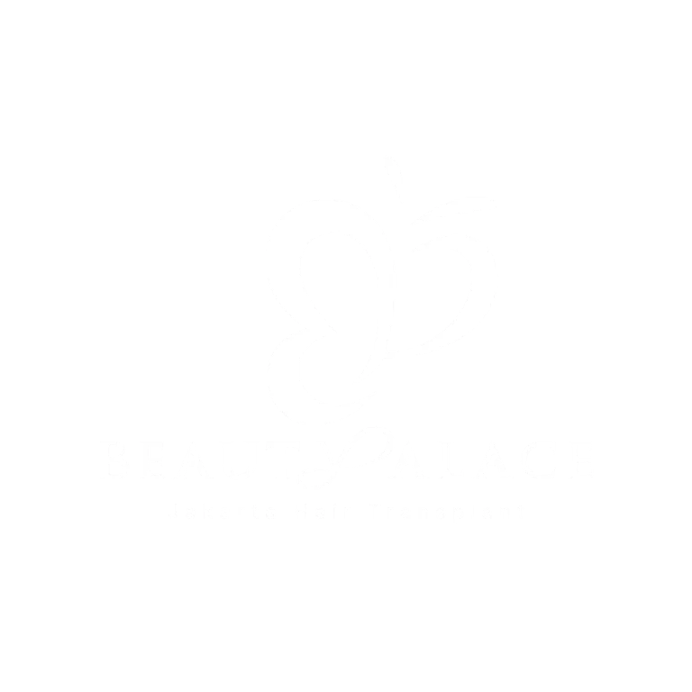 jakarta promo hair transplant by beauty palace logo stack wh